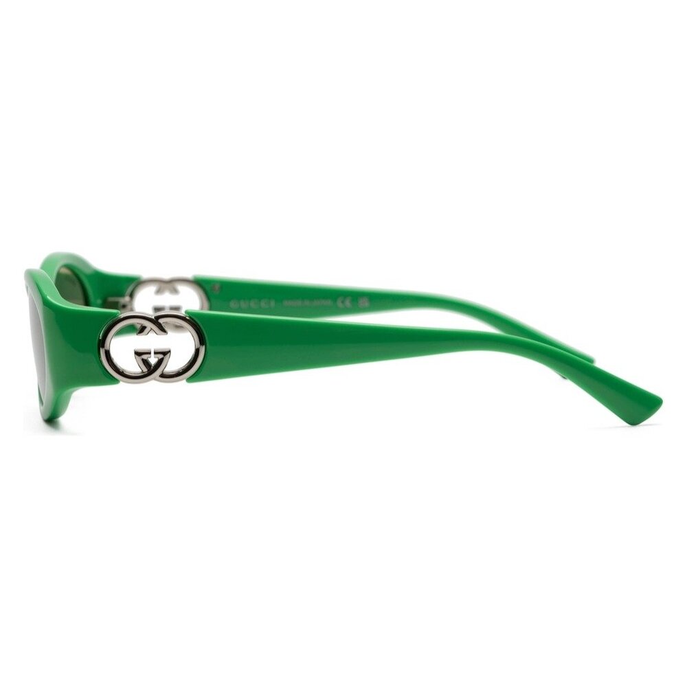 NEW GUCCI SUNGLASSES GREEN WOMEN EYEWEAR GUCCI - Picture 3 of 4